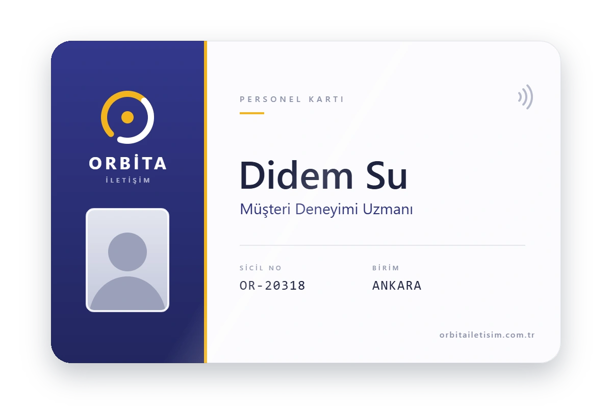 Proximity personel yaka kartı basımı