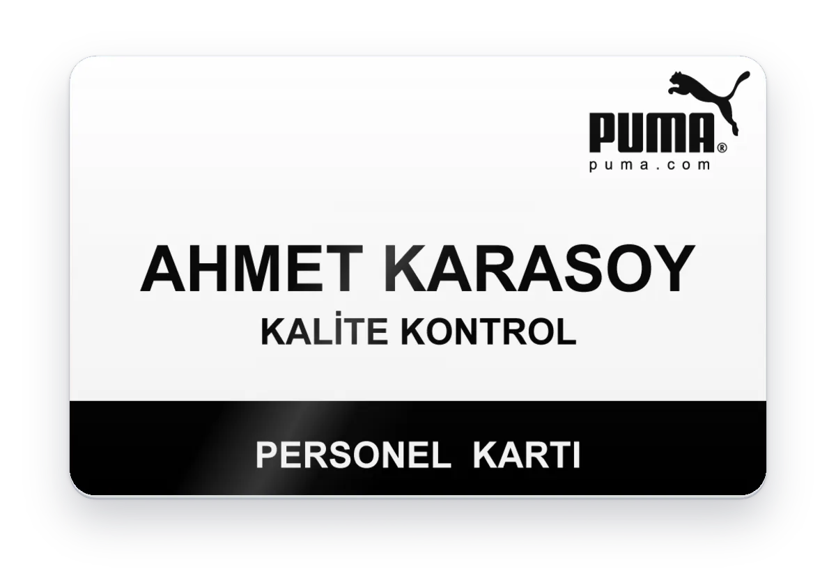 Personel kimlik kartı