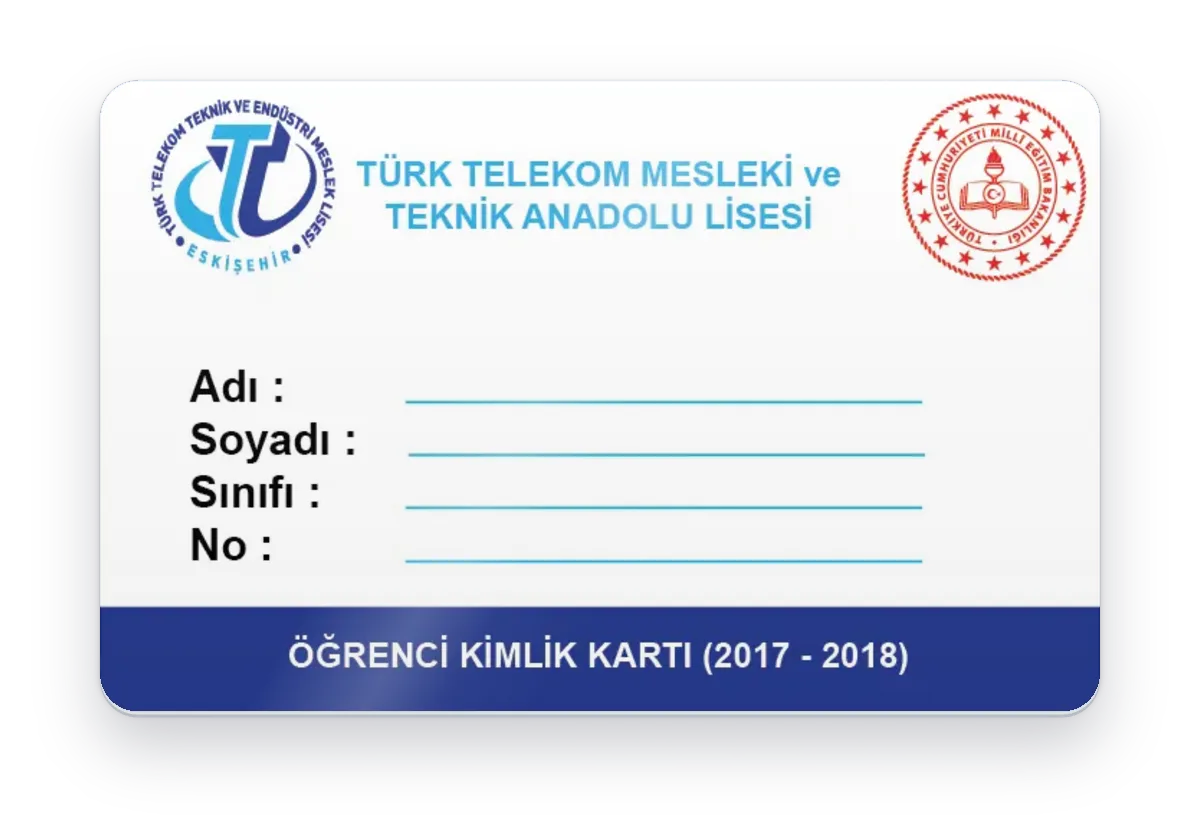 Okul Turnike Giriş Kartı