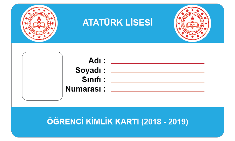 RFID Öğrenci Kimlik Kartı Baskı