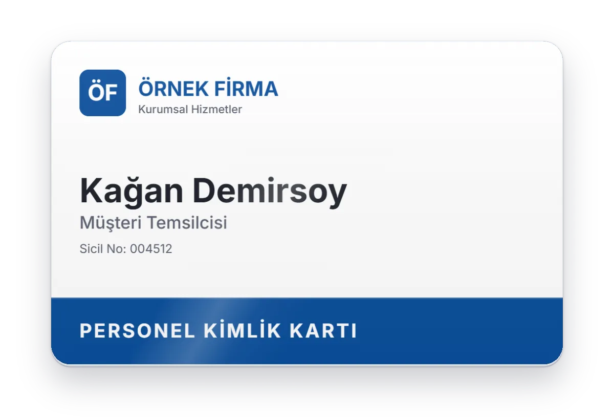 Personel kartı