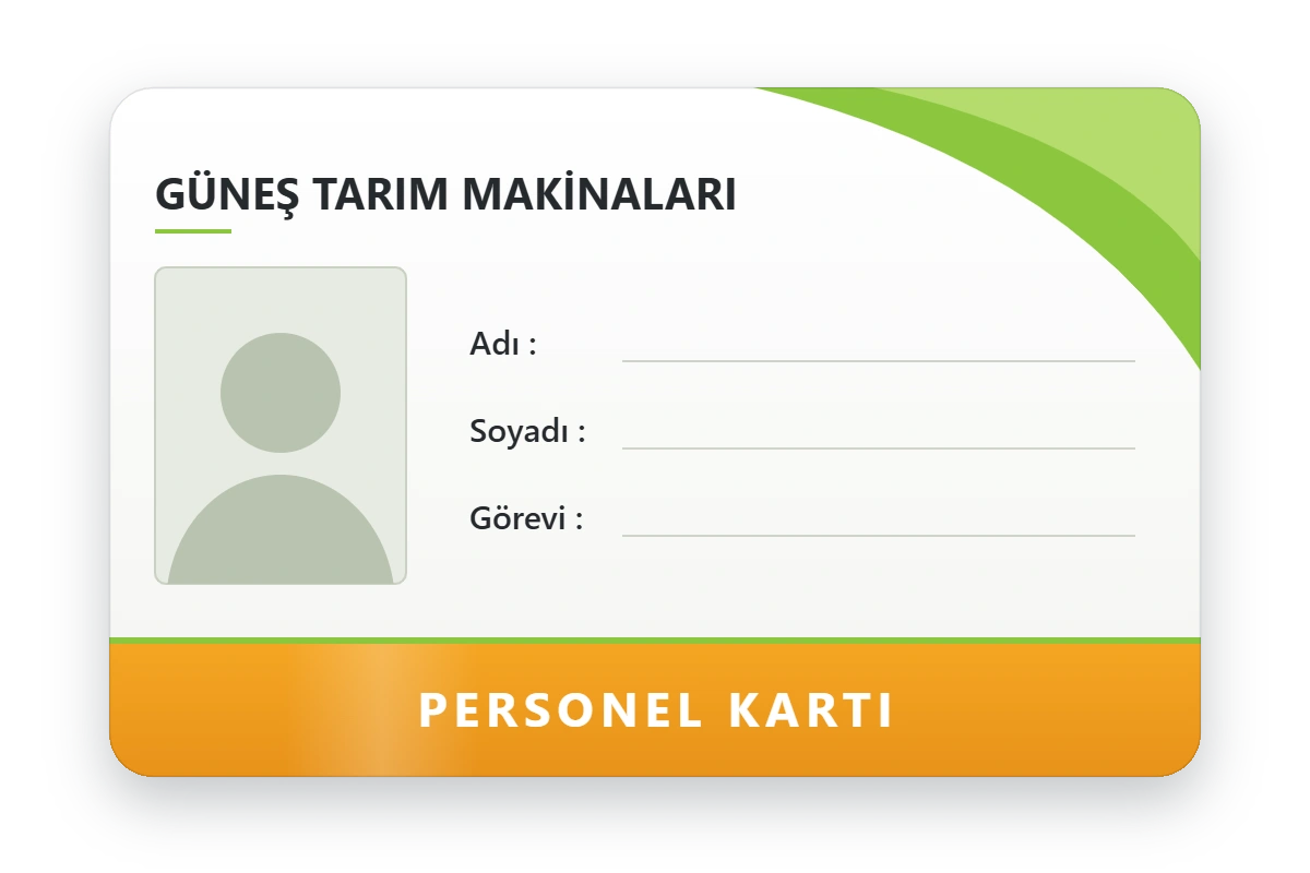 Yaka kartı basımı