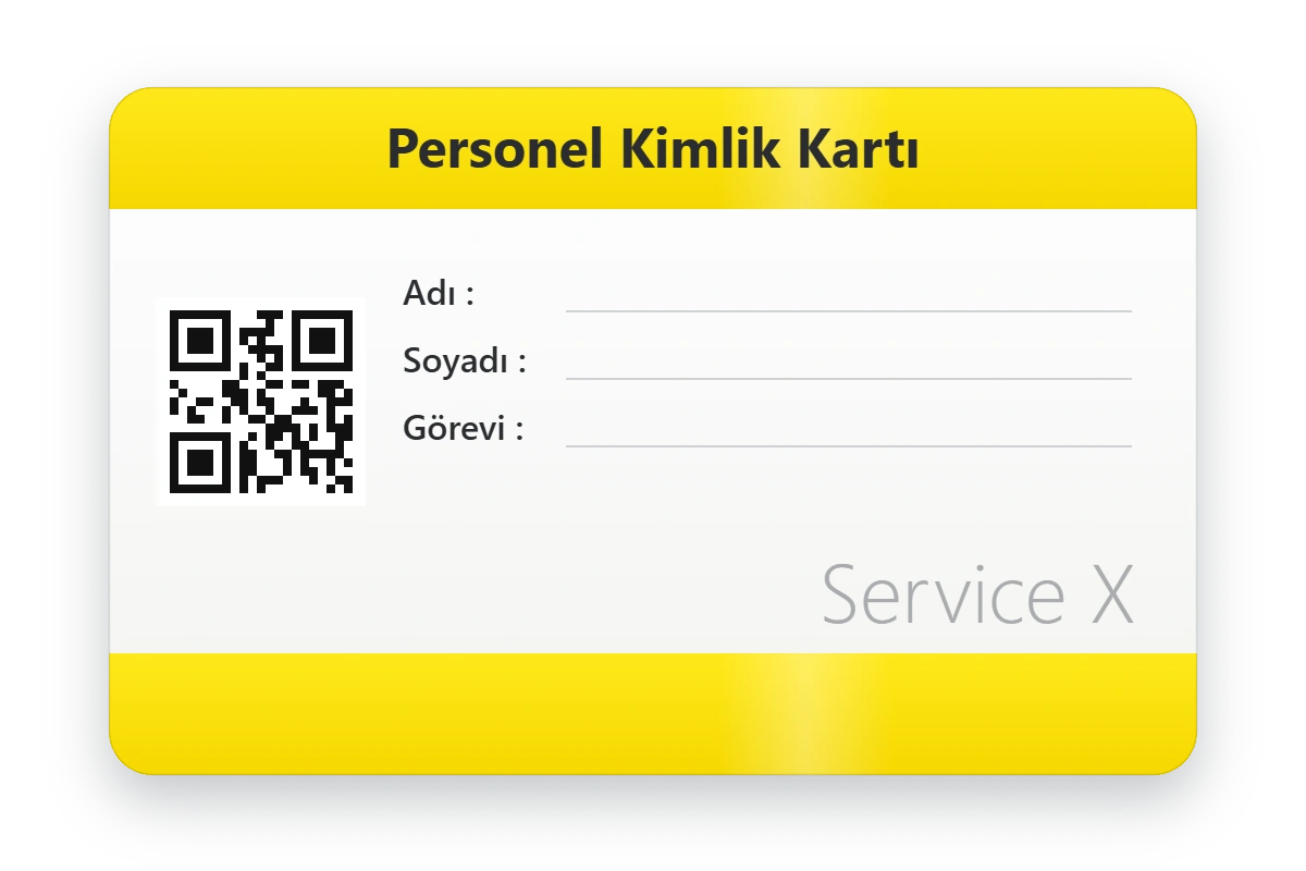 Proximity kart personel kartı