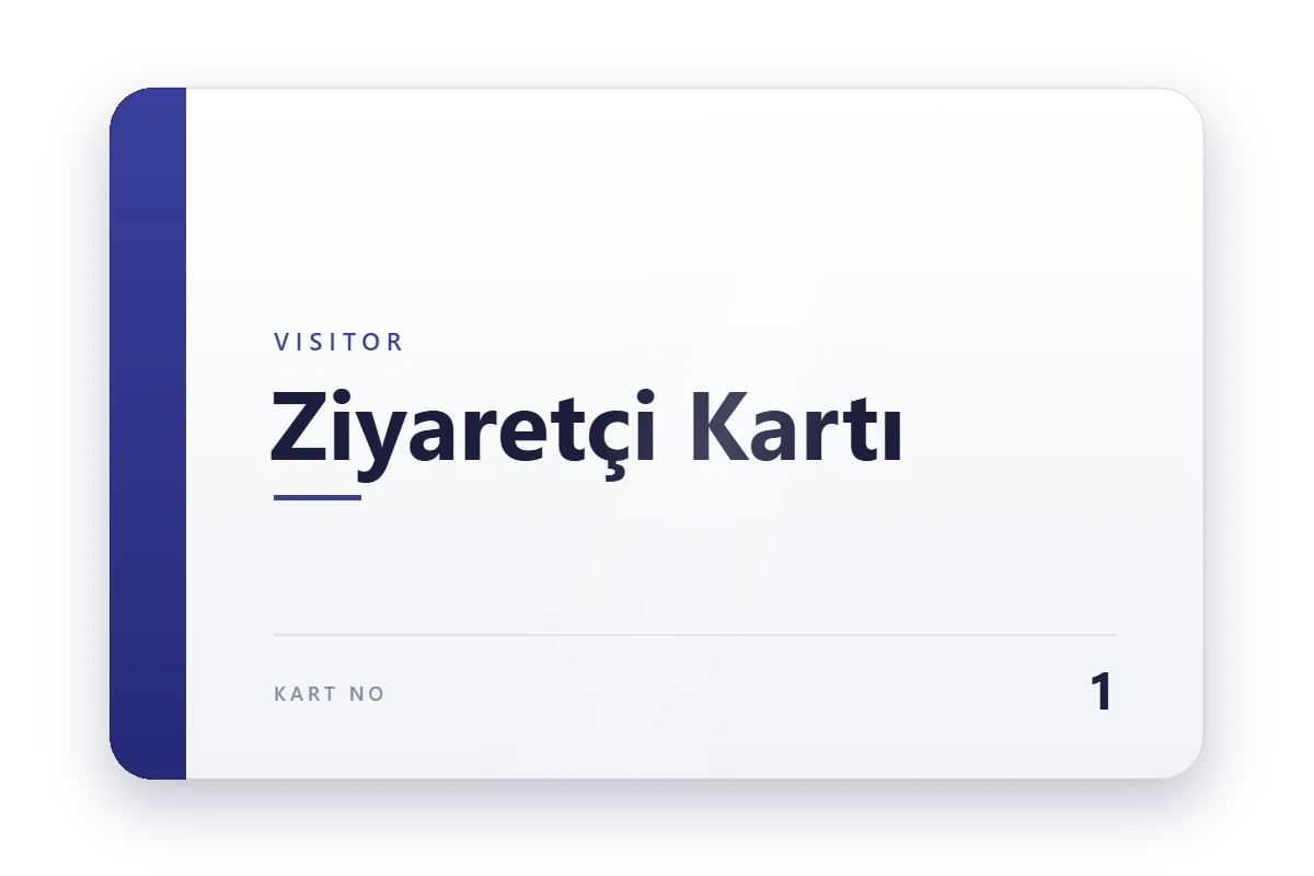 Proximity turnike geçiş kartı