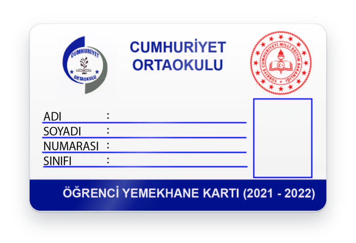 Öğrenci Yemekhane Kartı