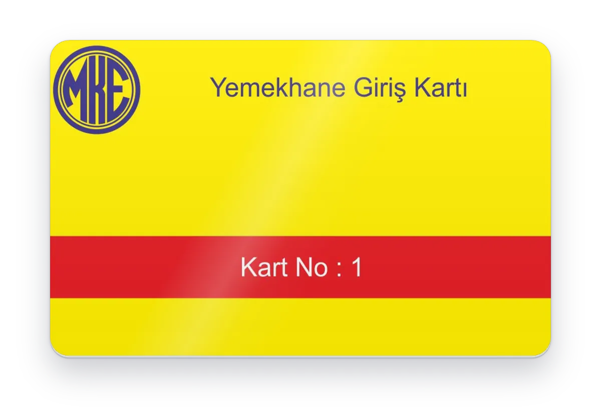 Yemekhane Kartı