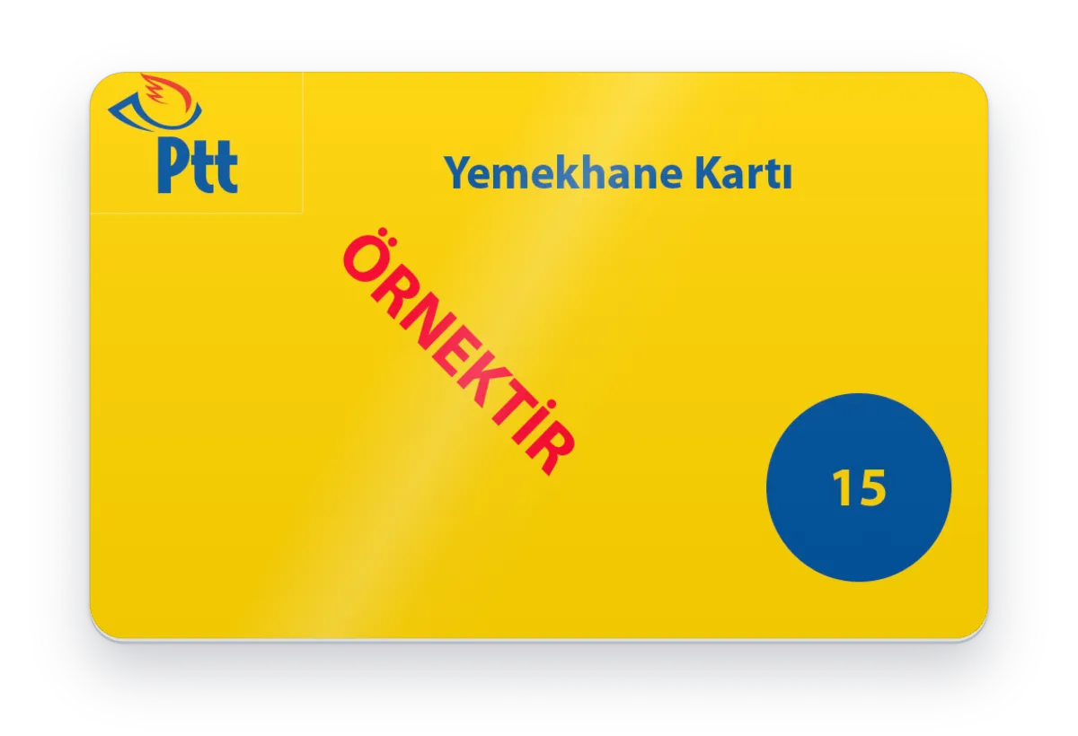 Mifare yemekhane kartı