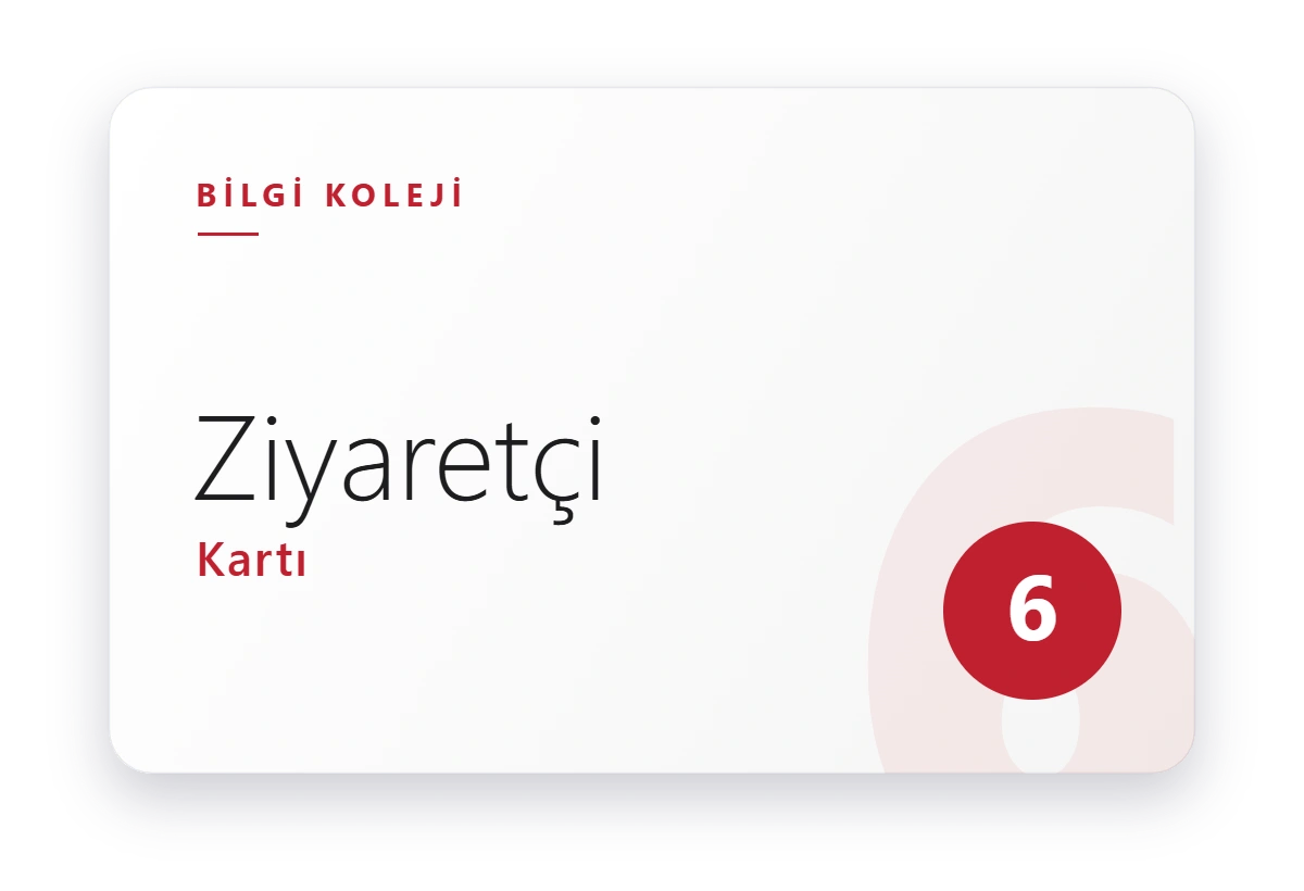 Proximity Ziyaretçi Kartı